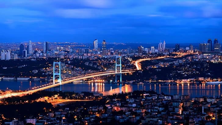 Bosphorus Bridge at Night